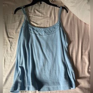 Light Blue Beaded Cami